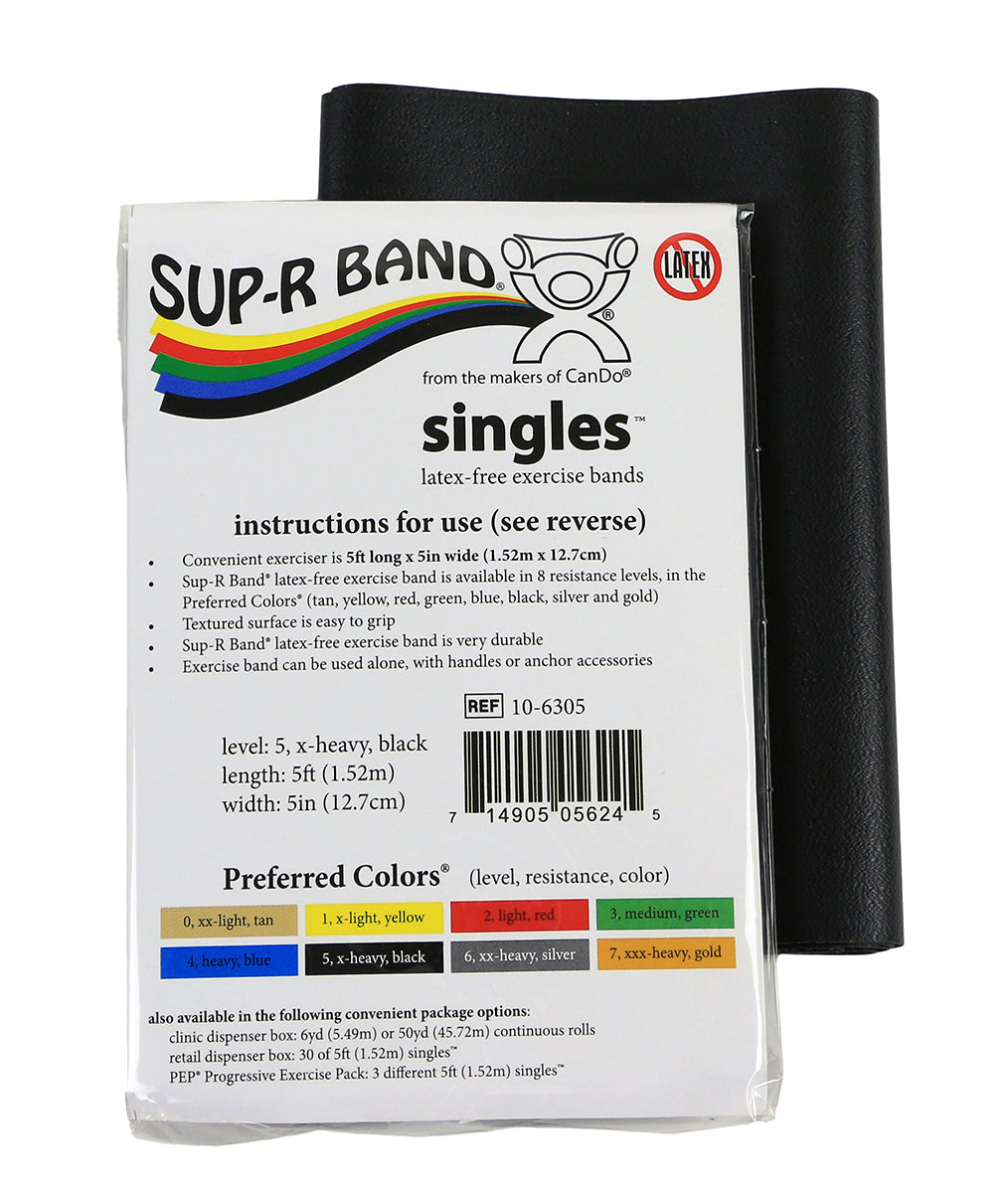 Sup-R Band Latex-Free Therapy Band Single – Premium Resistance for Rehab & Exercise