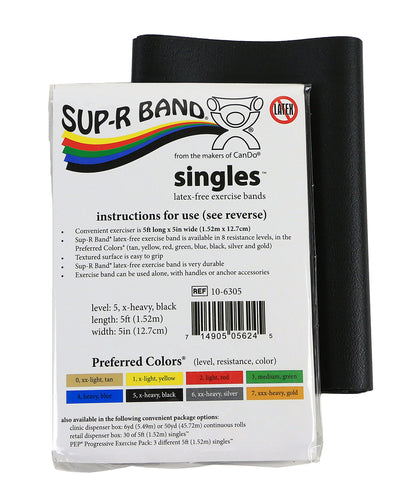 Sup-R Band Latex-Free Therapy Band Single – Premium Resistance for Rehab & Exercise