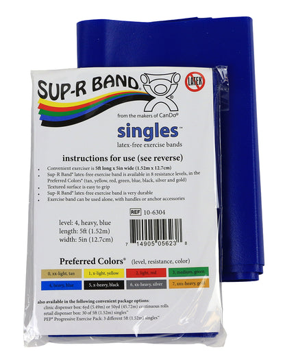 Sup-R Band Latex-Free Therapy Band Single – Premium Resistance for Rehab & Exercise